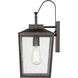 Devens 1 Light 17.88 inch Powder Coated Bronze Outdoor Wall Sconce